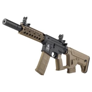 Airsoft samopal Lancer Tactical LT-15 G2 M4 Alpha pažba AEG dual-ton