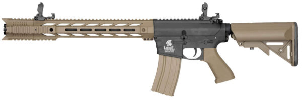 Airsoft samopal Lancer Tactical LT-25 G2 M4 SPR Interceptor Tan