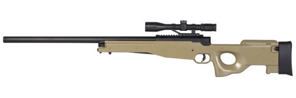 Airsoft sniperka Cybergun Mauser SR TAN s optikou